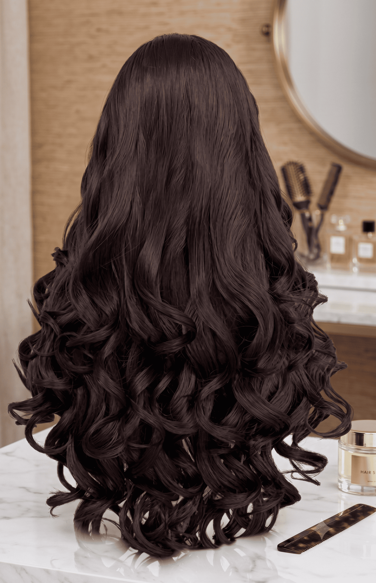 Curly Wave Full Head Extension – Espresso Brown