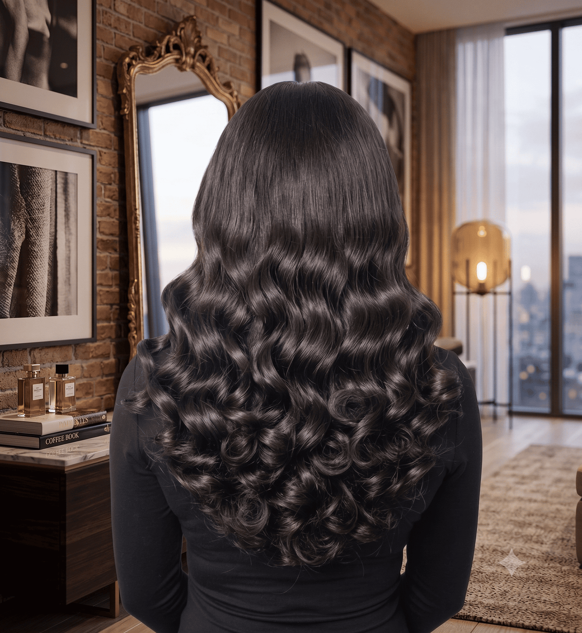Curly Wave Full Head Extension – Espresso Brown